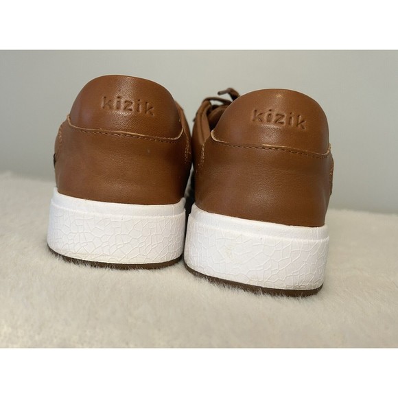 Kizik Vegas Men's Sz 10/Women 11.5-Hands Free Brown Leather Casual Slip On - Picture 7 of 13